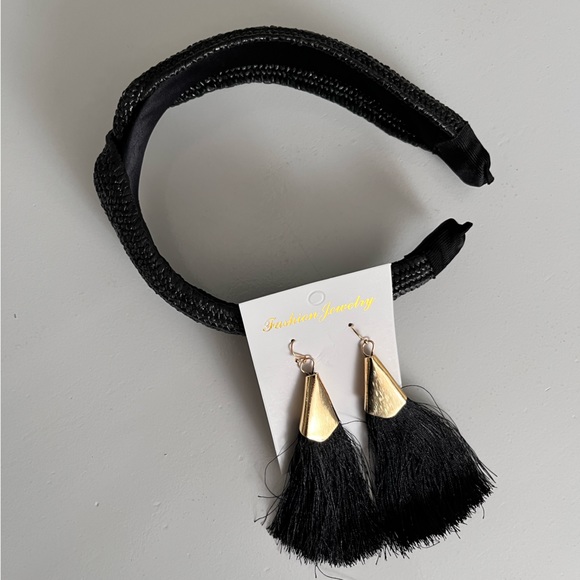 WOVEN HEADBAND & EARRINGS bundle | NWT - Picture 4 of 10